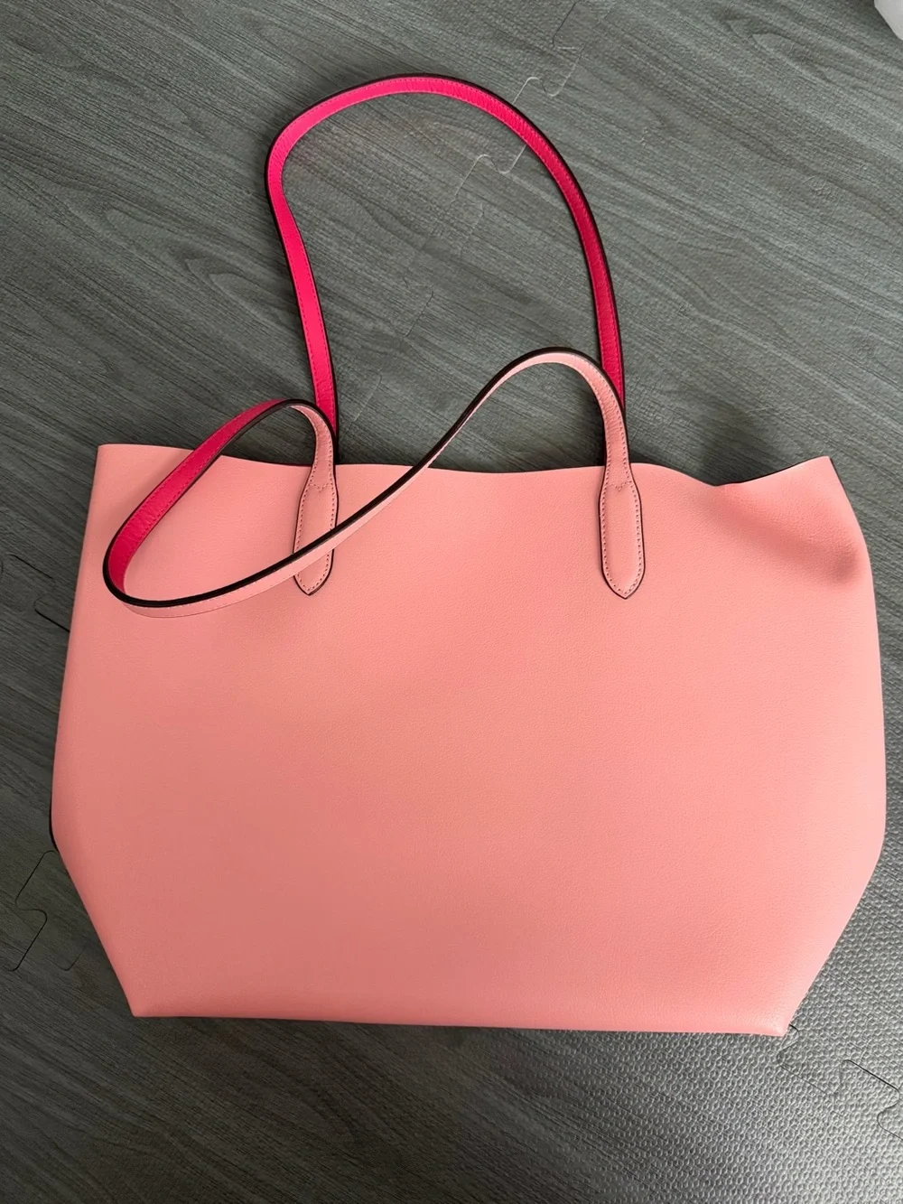 Kate Spade Reversible Pink Leatherette Tote